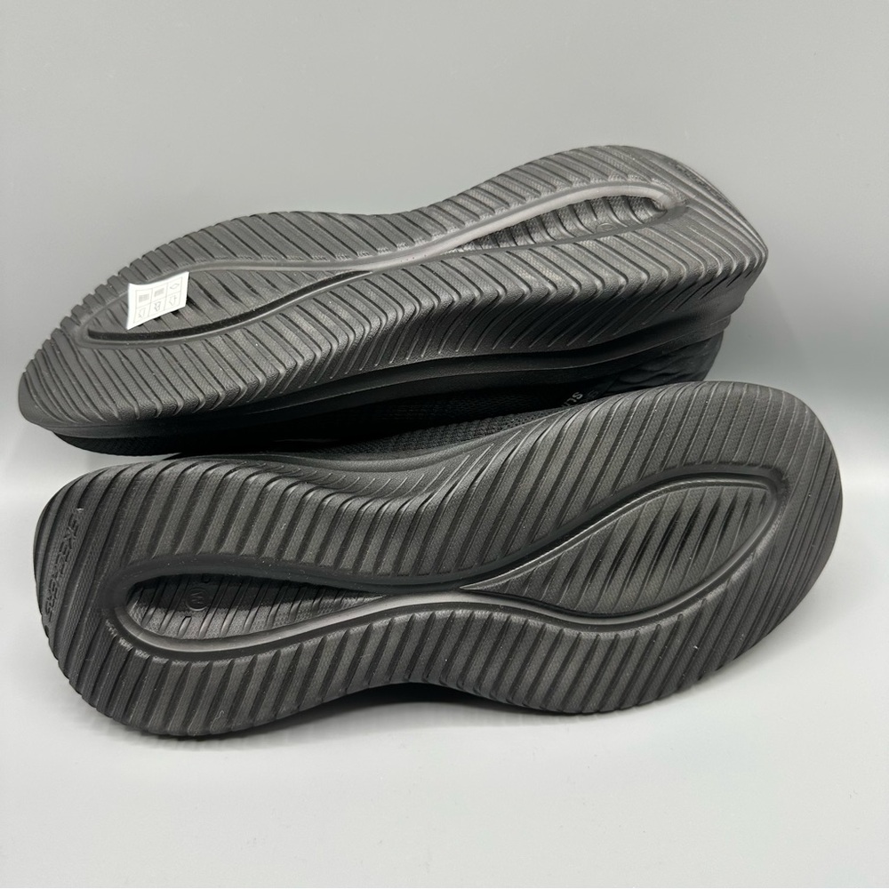 Skechers Slip-Ins Memory Foam Hands Free Wide Fit Men’s Size 10 Black - Picture 8 of 11